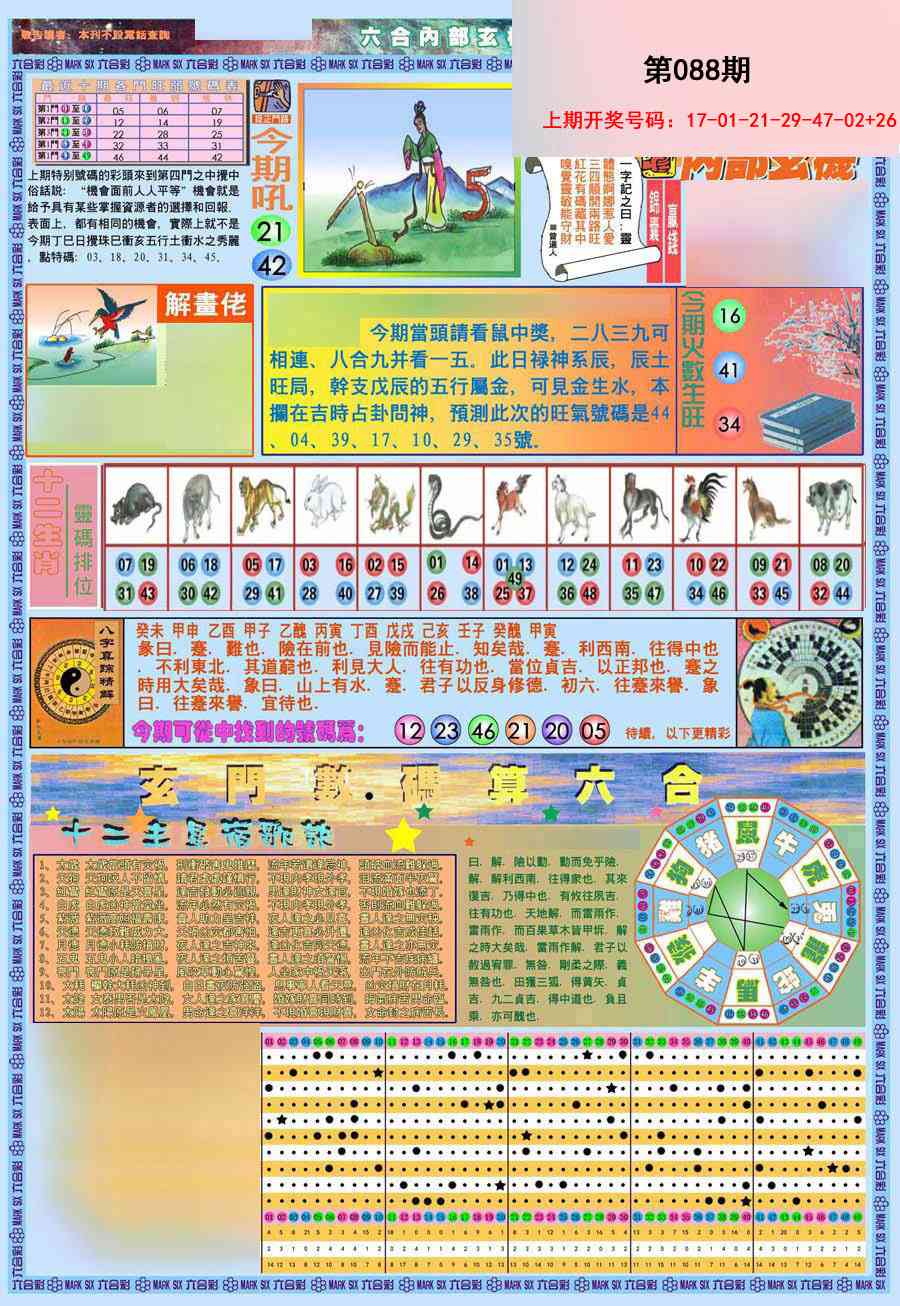 088期(新版)内部玄机A[图]