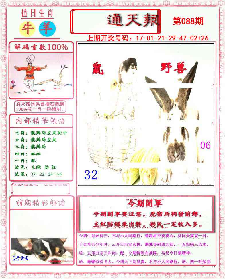 088期小喜通天报[图]